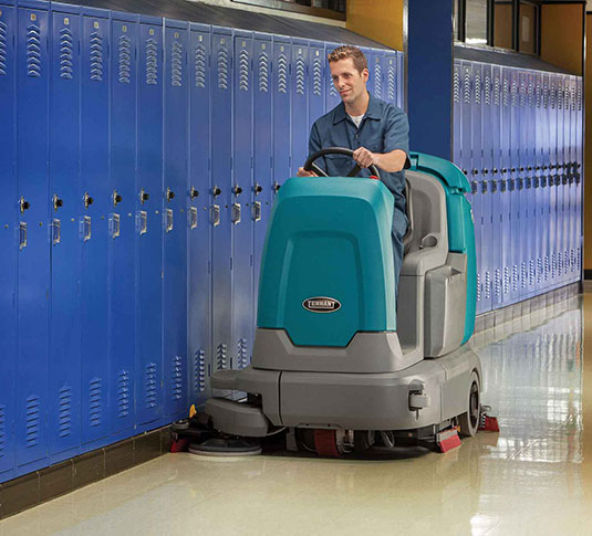 T12 Compact Battery Ride-On Floor Scrubber alt 8