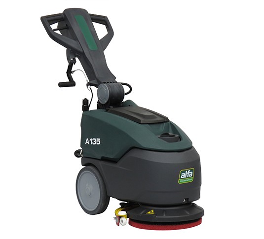 A135 Lavadora de piso de operação a pé alt 1
