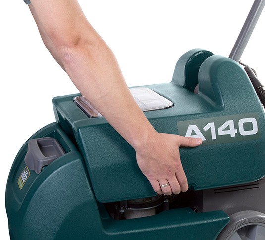 A140 Lavadora compacta de operação a pé alt 7