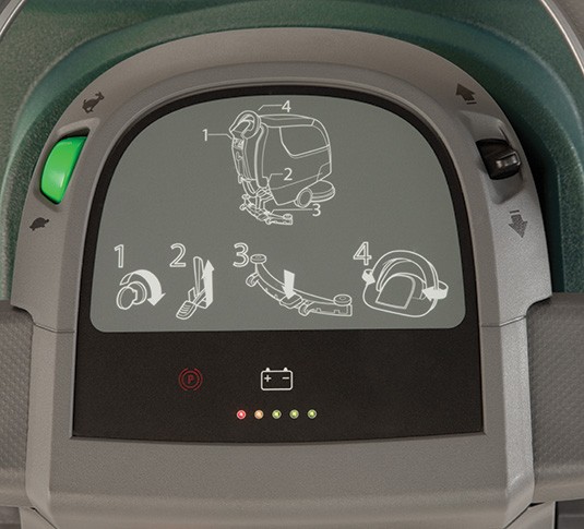 A300 Lavadora de piso de operação a pé alt 10