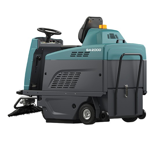 SA2000 Varredeira compacta a bateria de operação a bordo alt 7