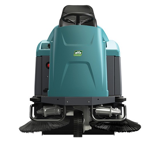 SA2000 Varredeira compacta a bateria de operação a bordo alt 2