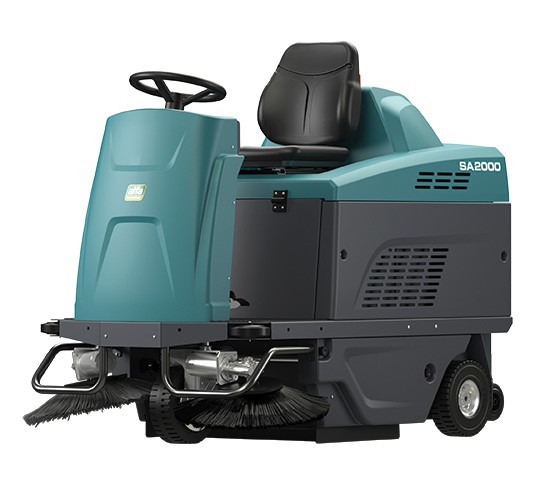 SA2000 Varredeira compacta a bateria de operação a bordo alt 4