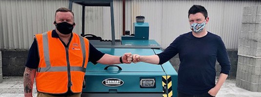 800 Ride-On Floor Sweeper Case Study