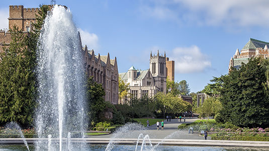 University of Washington in Summer University of Washington in Summer