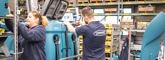 A Tennant Company inicia o fabrico de robôs de limpeza autónomos T16AMR na Europa