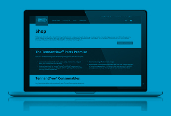 Tennant online portal for customers to order parts