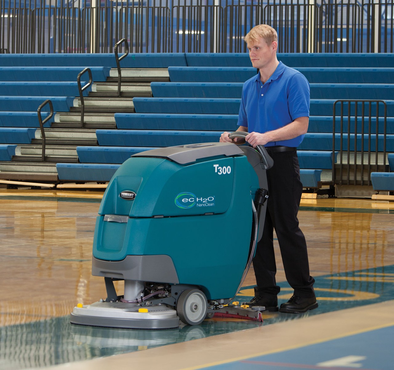 T300 Walk-Behind Scrubber with ec-H2O NanoClean Technology T300 Walk-Behind Scrubber with ec-H2O NanoClean Technology