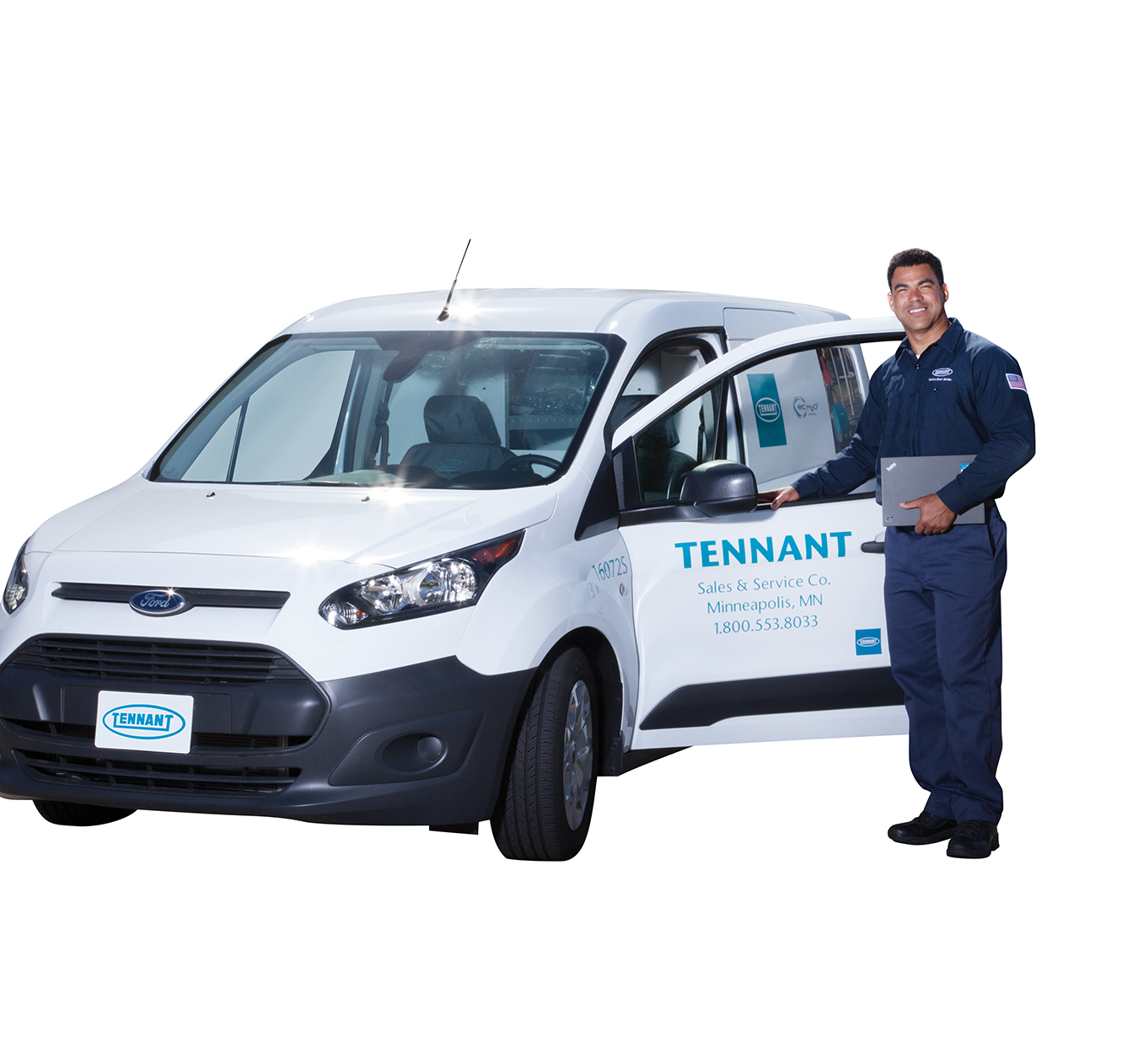 Fourgonnette du technicien Tennant