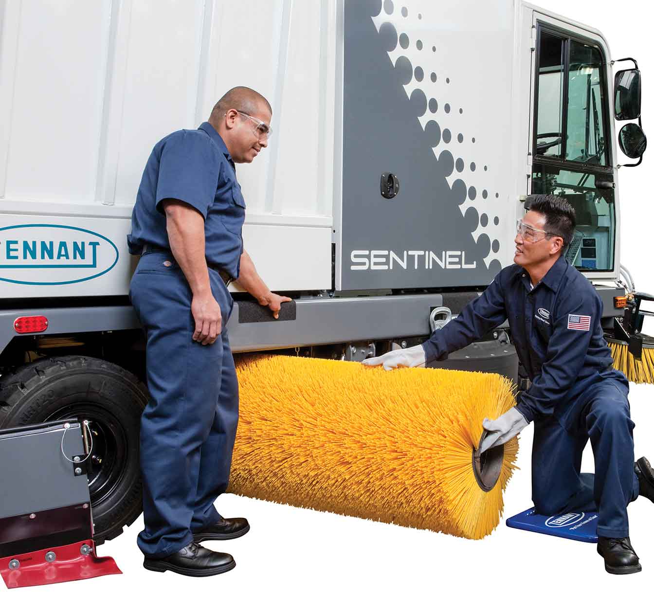 Tennant Sentinel being serviced Tennant Sentinel being serviced