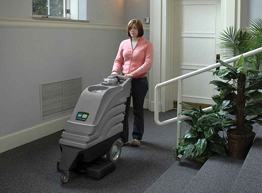 EX-SC-1020P Push Extractor cleaning entryway