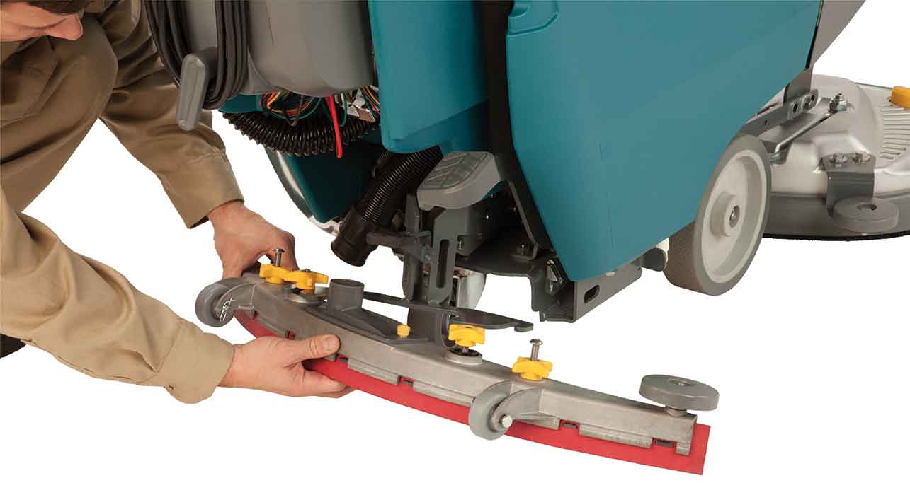 Tennant equipment maintenance yellow touch points