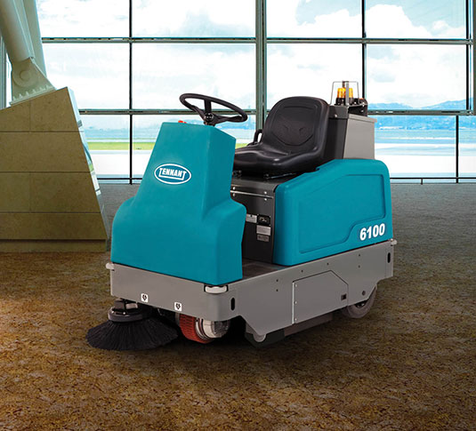 6100 Sub-Compact Battery Ride-On Floor Sweeper alt 7