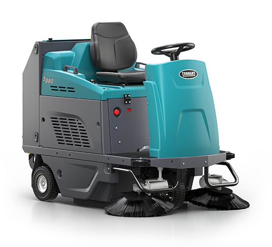 S880 Compact Battery Ride-On Sweeper alt 1