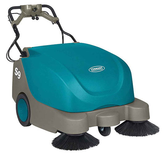 Reduce your cost to clean with the S9 Walk-Behind Sweeper