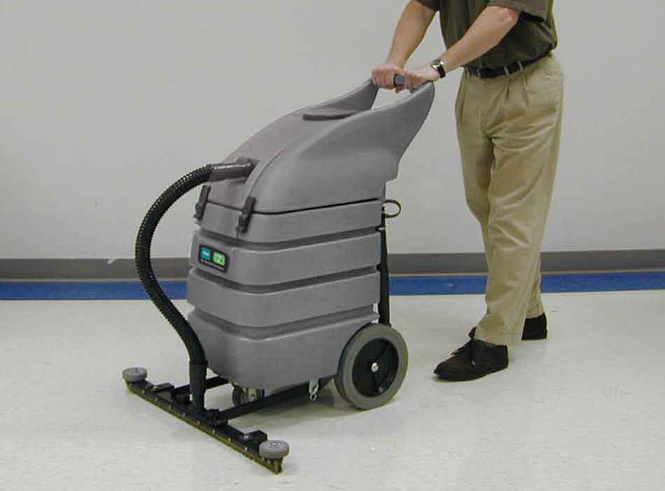 V-WD-15 cleaning a floor.