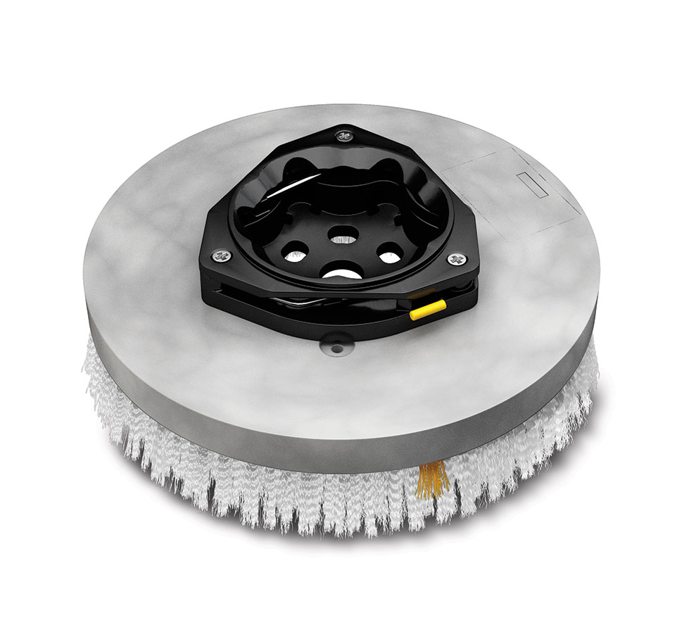 1221541 Nylon Disk Scrub Brush Assembly &#8211; 14 in / 356 mm alt 1
