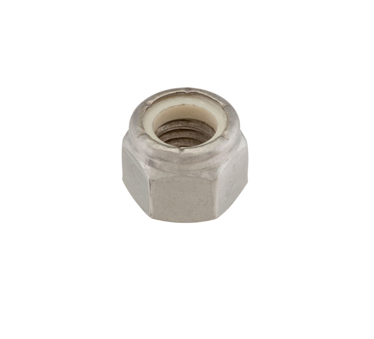 02931 Stainless Steel Hex Lock Nut - 0.75 x 0.609 in alt 1