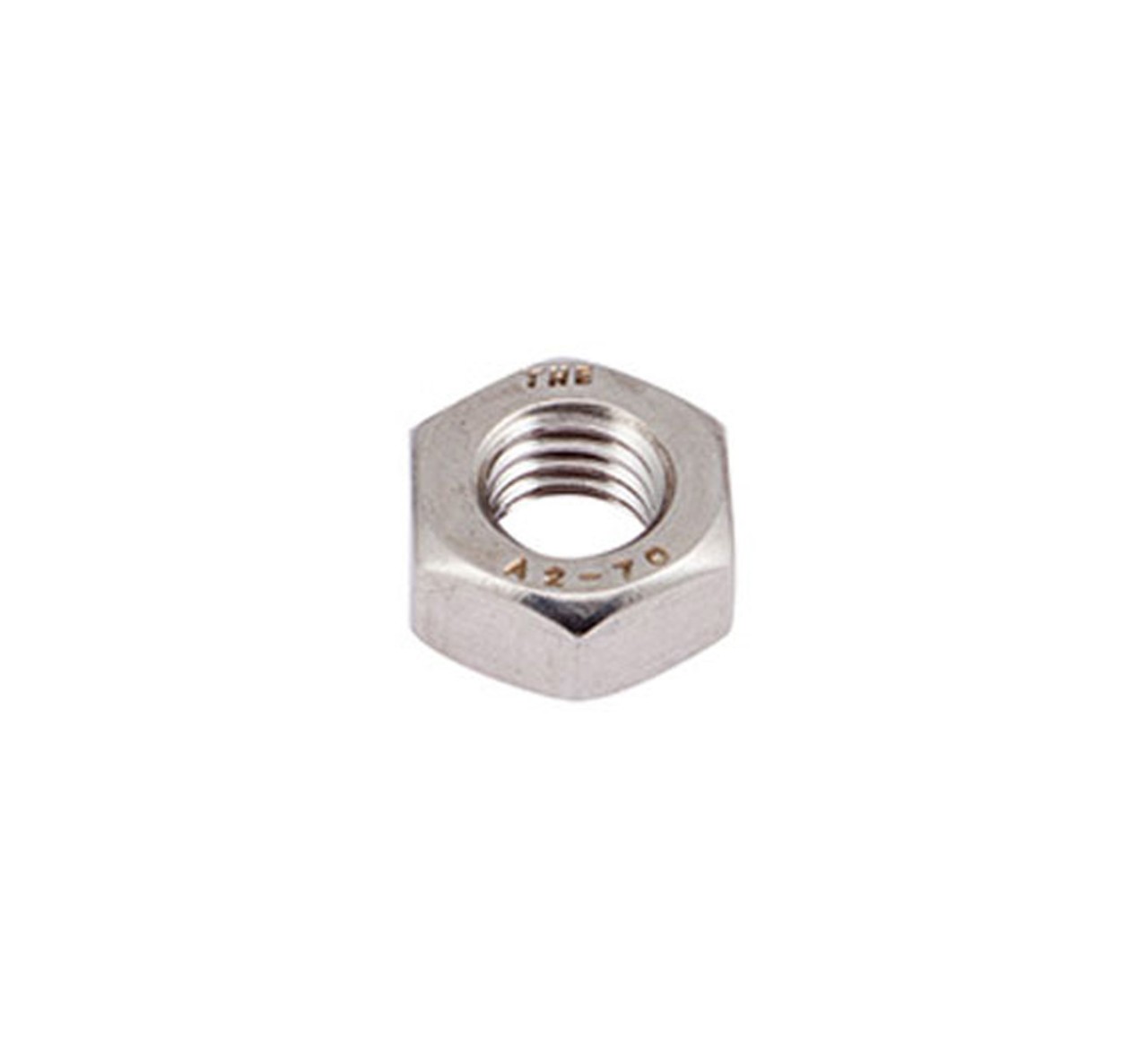 07787 Stainless Steel Hex Nut - M10 Thread x 0.315 in alt 1