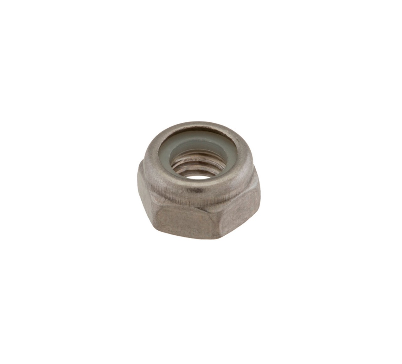 08712 Stainless Steel Hex Lock Nut - M6 Thread x 0.236 in alt 1