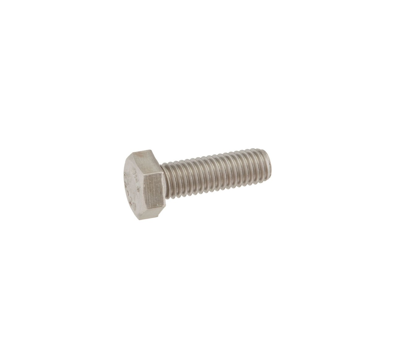 09010 Stainless Steel Hex Screw - M8 Thread x 1 in alt 1