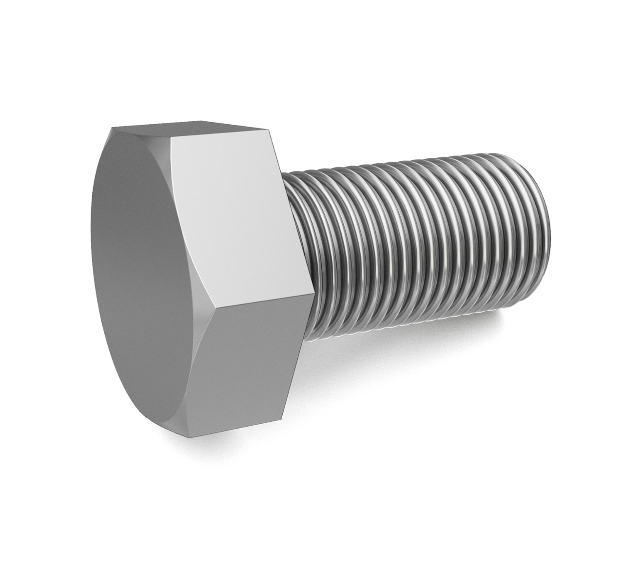 09291 Stainless Steel Hex Screw - M10 Thread x 0.75 in alt 1