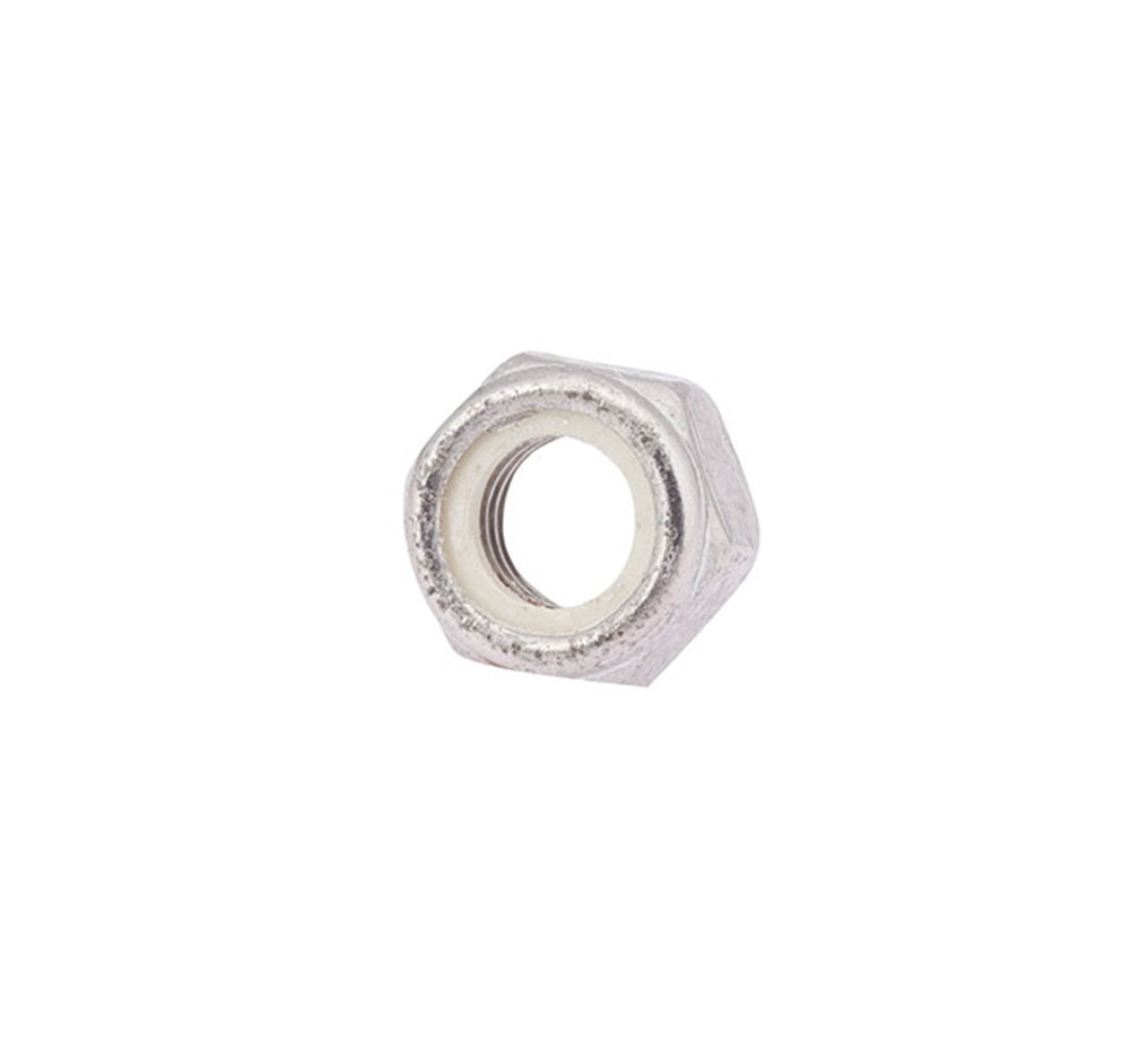 09741 Stainless Steel Hex Lock Nut - M12 Thread x 0.472 in alt 1