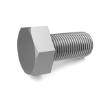 09744 Stainless Steel Hex Screw - M6 Thread x 0.5 in alt 1