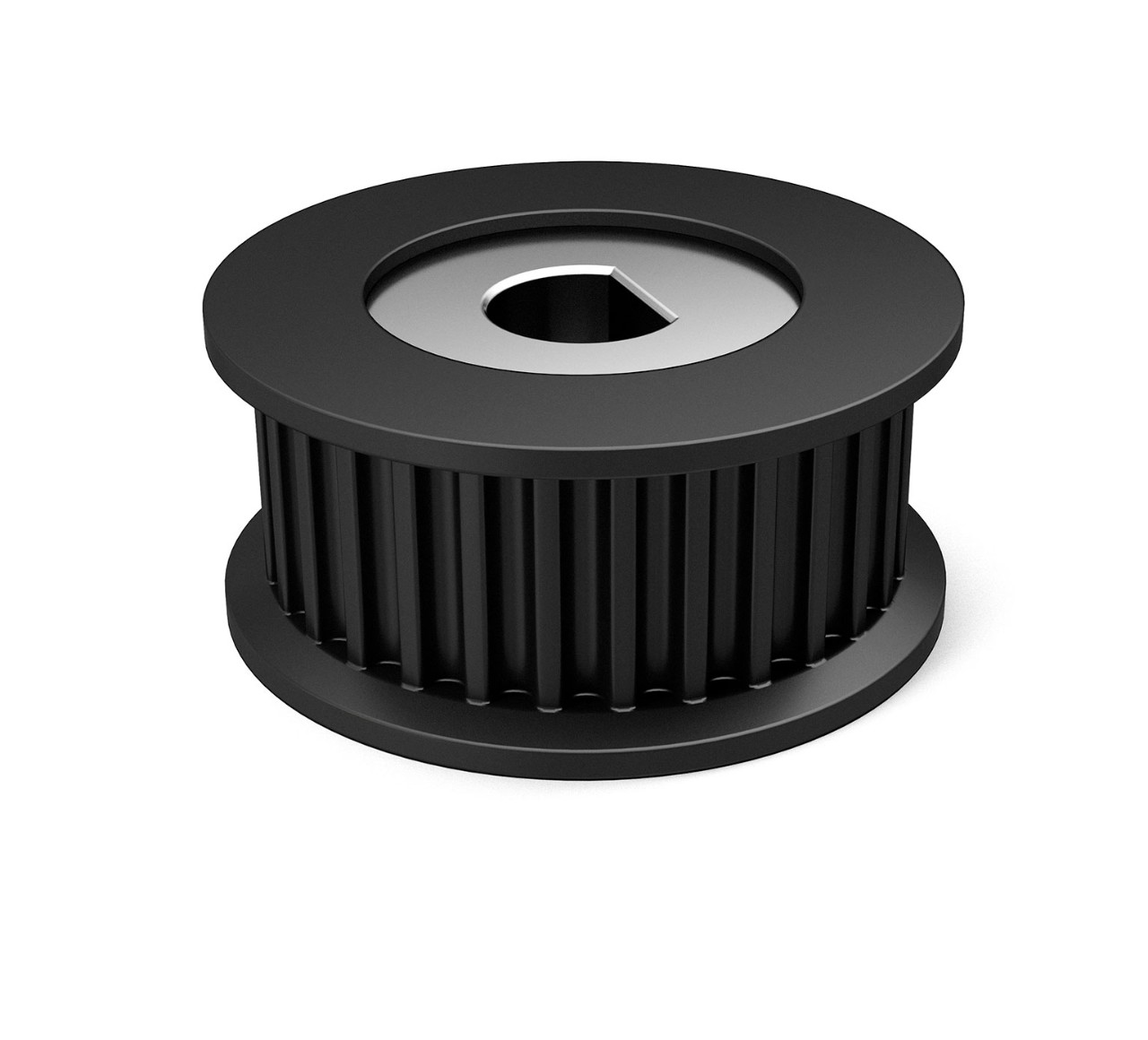 1000245 Aluminum Motor Pulley -1.24 x 0.56 in alt 1
