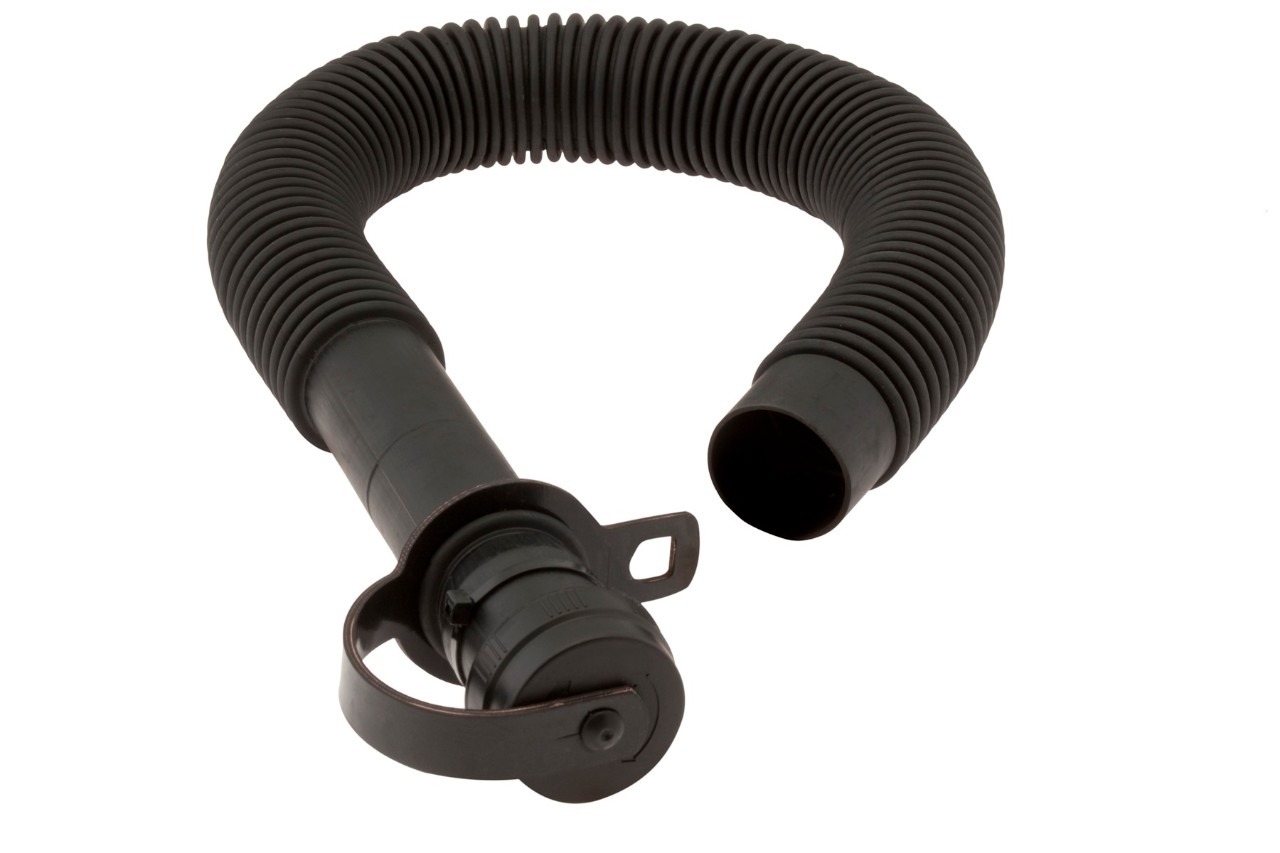 1010143 Black TPV Shore Boa Drain Hose Assembly - 1.5 x 32.342 in alt 1