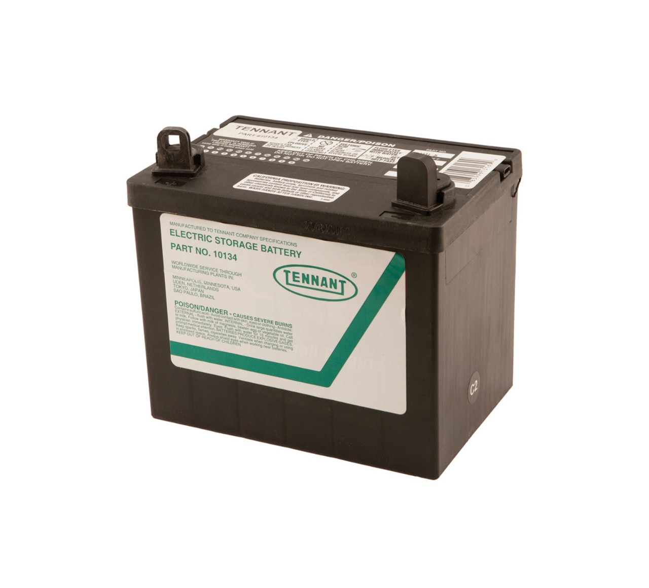 10134 12 Volt Wet Trojan Battery alt 1