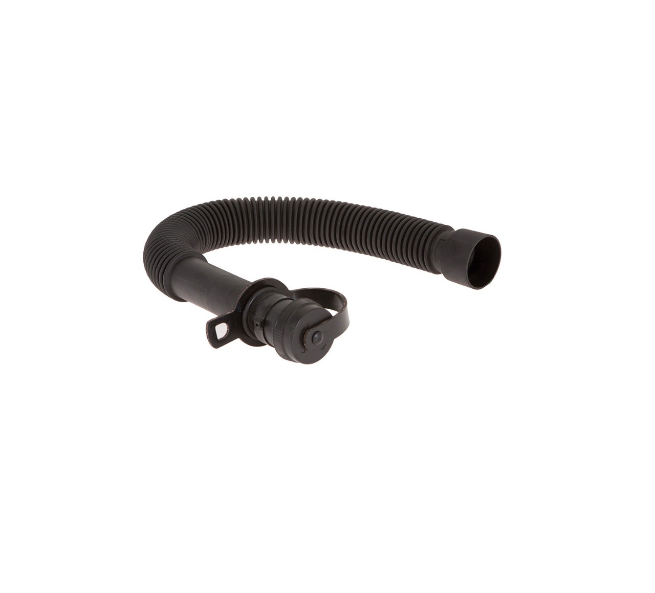 TennantTrue Black TPV Shore Boa Drain Hose Assembly - 1.5 x