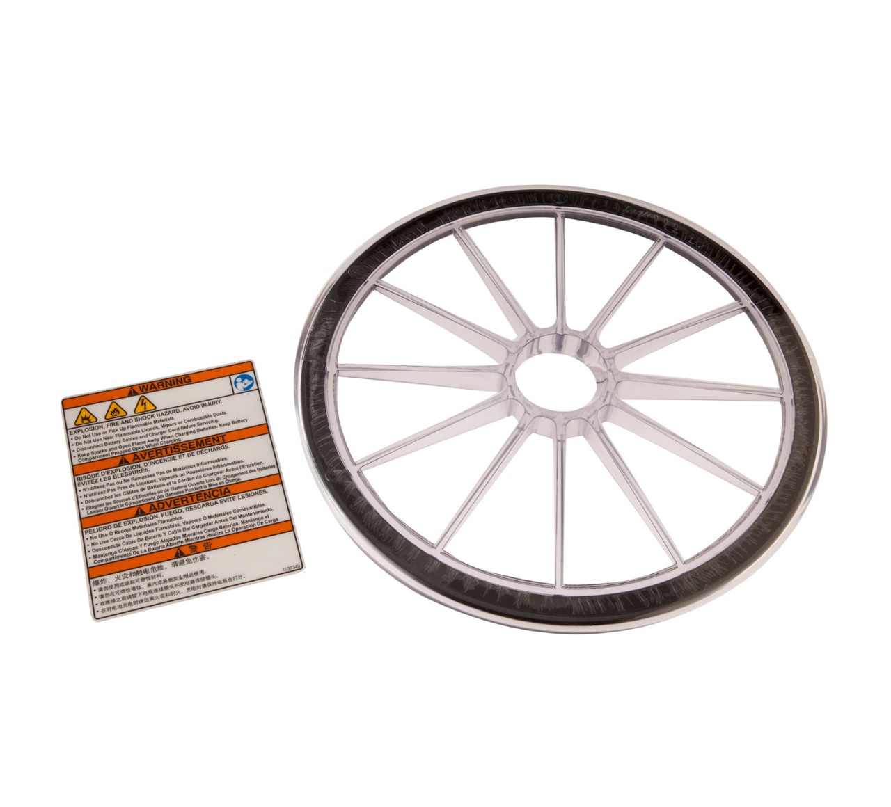 1017958 Polycarbonate Tank Cover Lid - 1.01 x 10.948 in alt 1