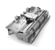 1022253 Aluminum Cylindrical Head Housing - 6.695 x 33.437 x 14.539 in alt 1