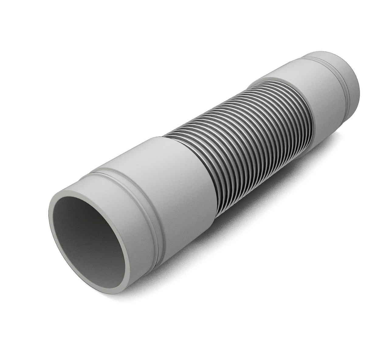 1028236 Grey TPU Ether Hose Assembly - 3 OD x 14 in alt 1