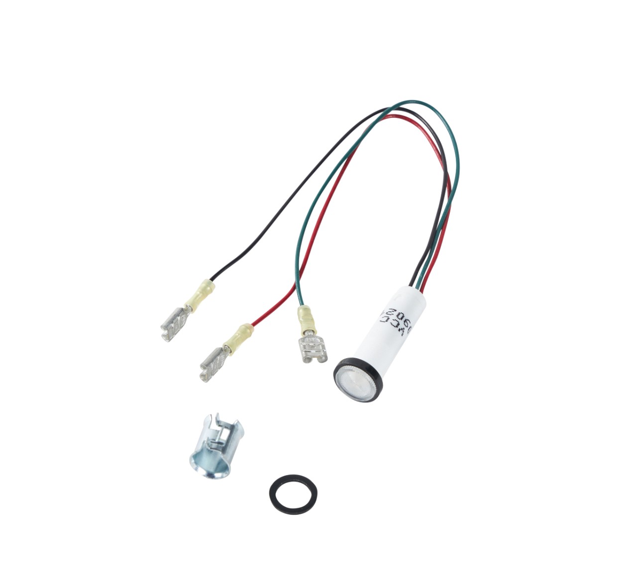 1041822 LIGHT, LED, .312D, 2 VOLT [TRI-COLOR] alt 1