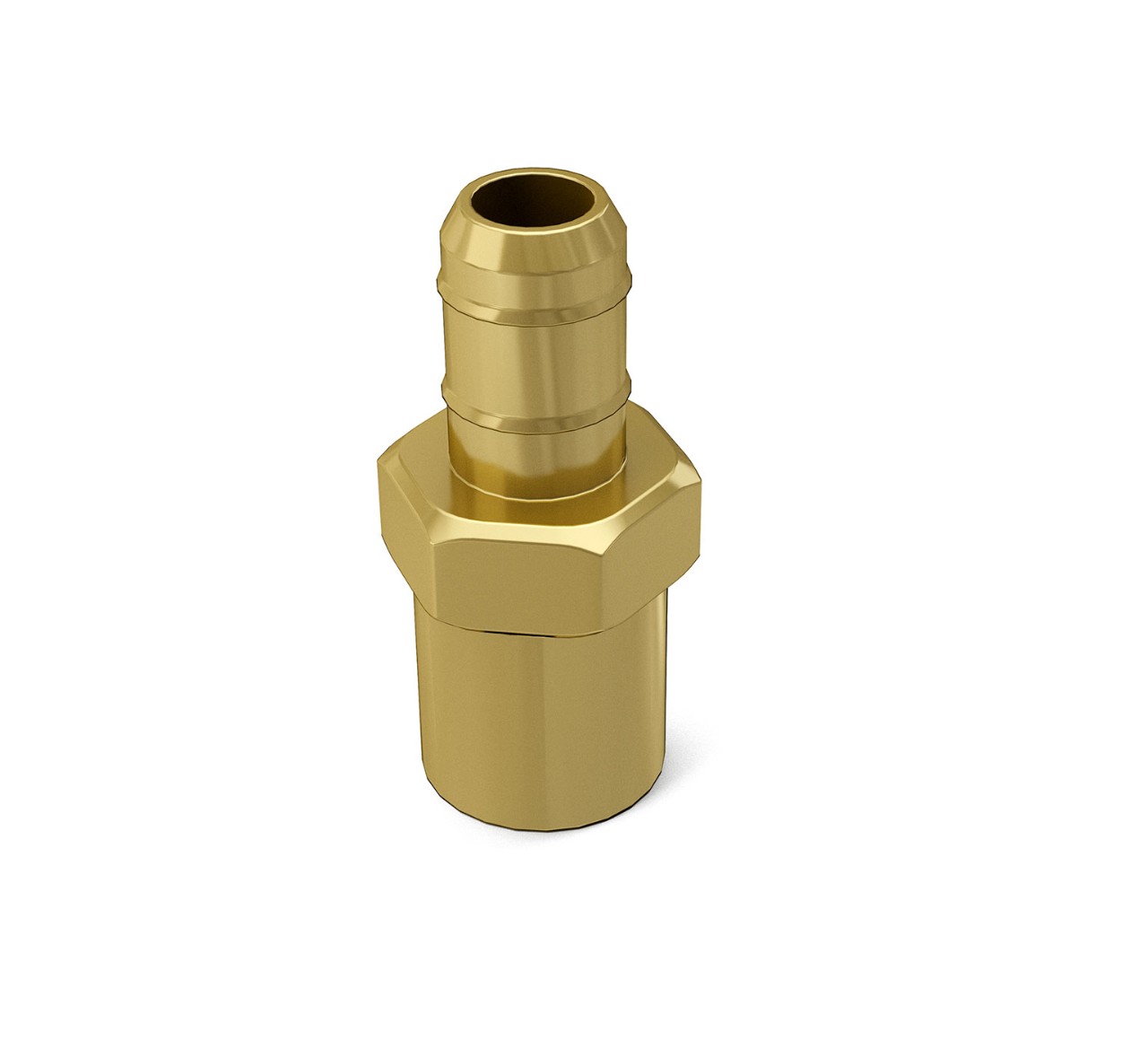 1042715 Brass Fitting - 0.444 x 0.387 in alt 1