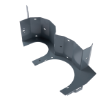 1052124 BRACKET WLDT, BRUSH WRAP MTG, RH alt 1