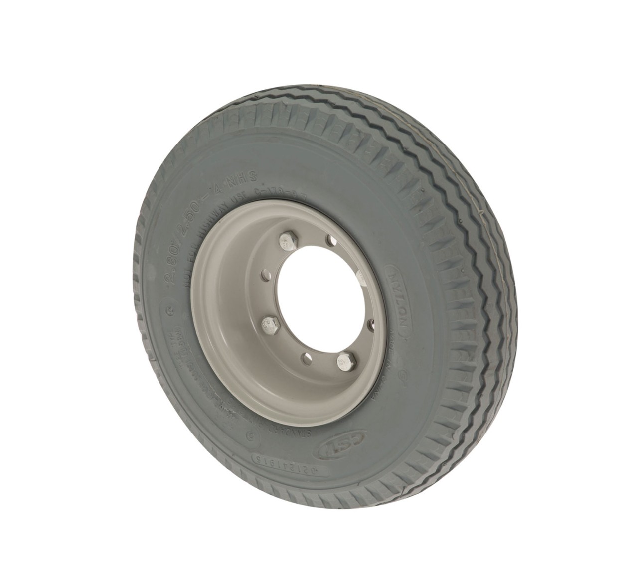 1068472 High-Density Rubber Foam Filled Tire Assembly alt 1