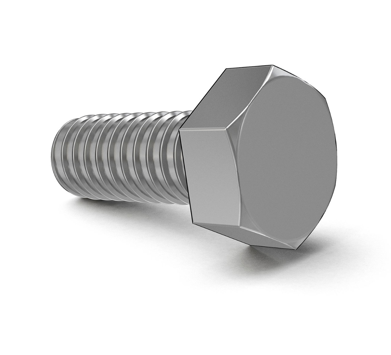 11329 Stainless Steel Hex Screw - M6 Thread x 0.787 in alt 1