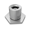 1200525 Steel Hex Flange Bushing - 1 x 0.629 in alt 1