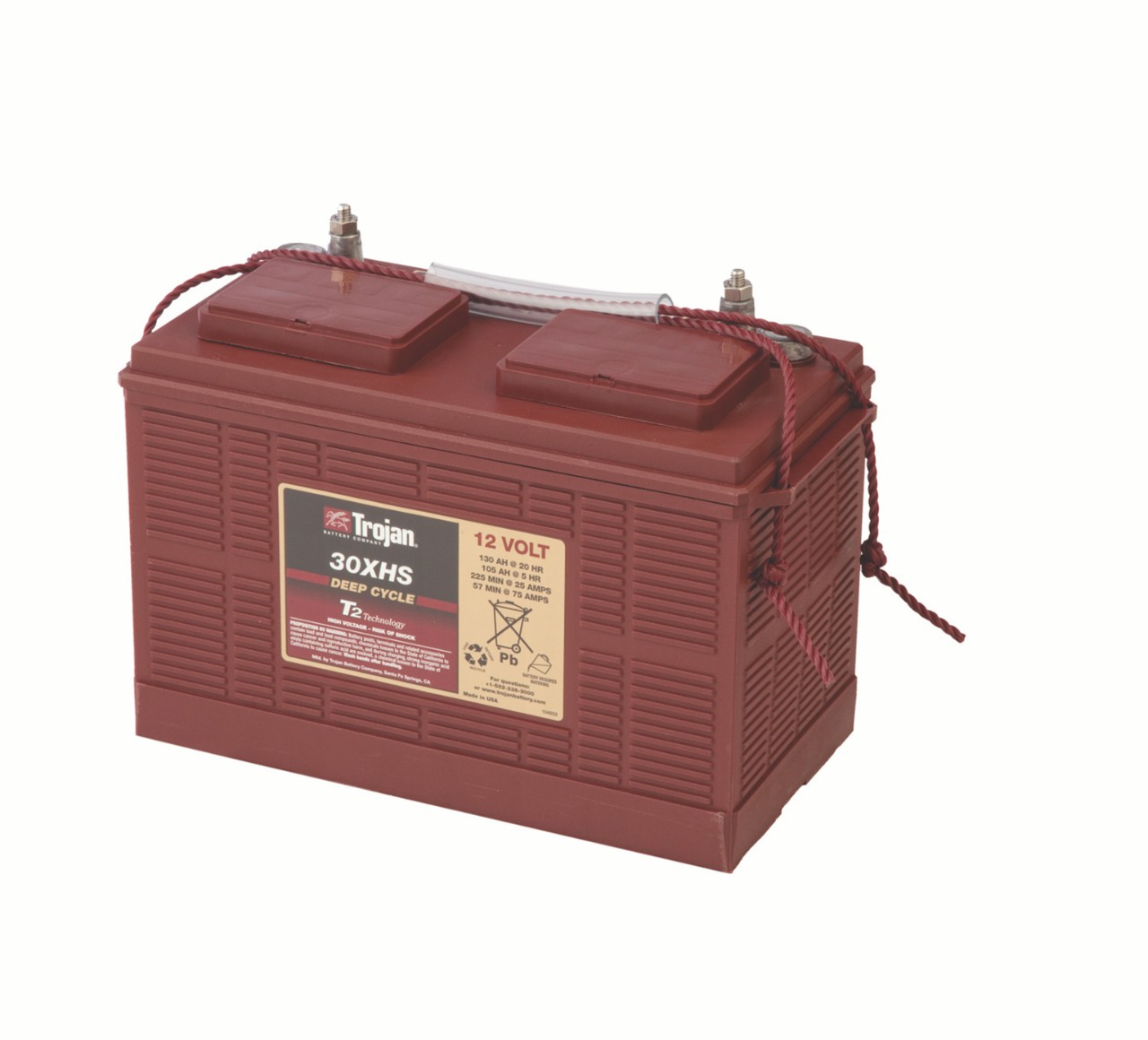 130869 12 Volt Wet Trojan Battery alt 1