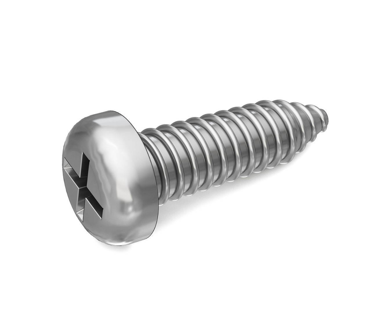 222267 Steel Phillips Pan Screw - 0.1 x 0.592 in alt 1