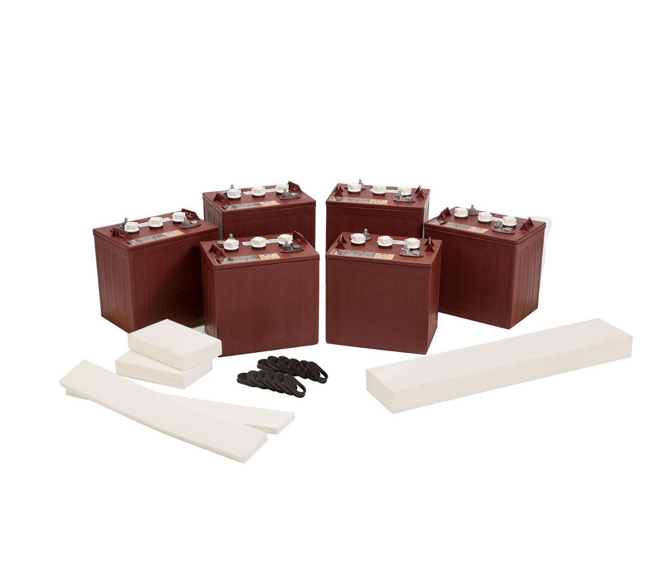 223373 6 Volt Wet Trojan Battery Kit alt 1