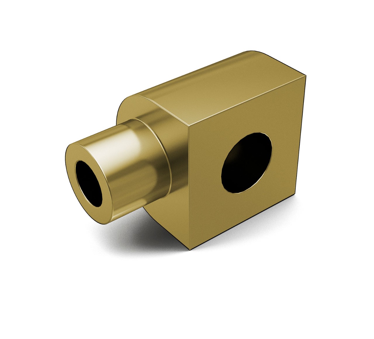 27048 Brass Fitting - 0.94 x 0.72 in alt 1
