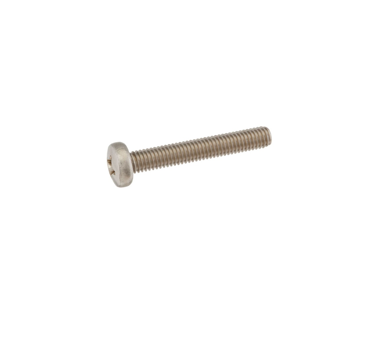 32747 Stainless Steel Phillips Pan Screw - M6 Thread x 1.57 in alt 1