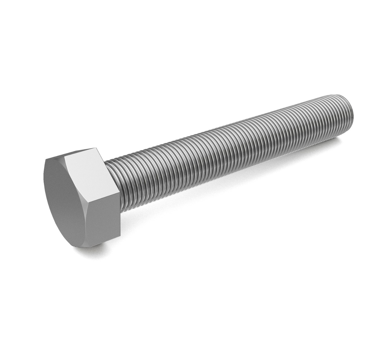 33930 Carbon Steel Hex Screw - M6 Thread x 1.57 in alt 1