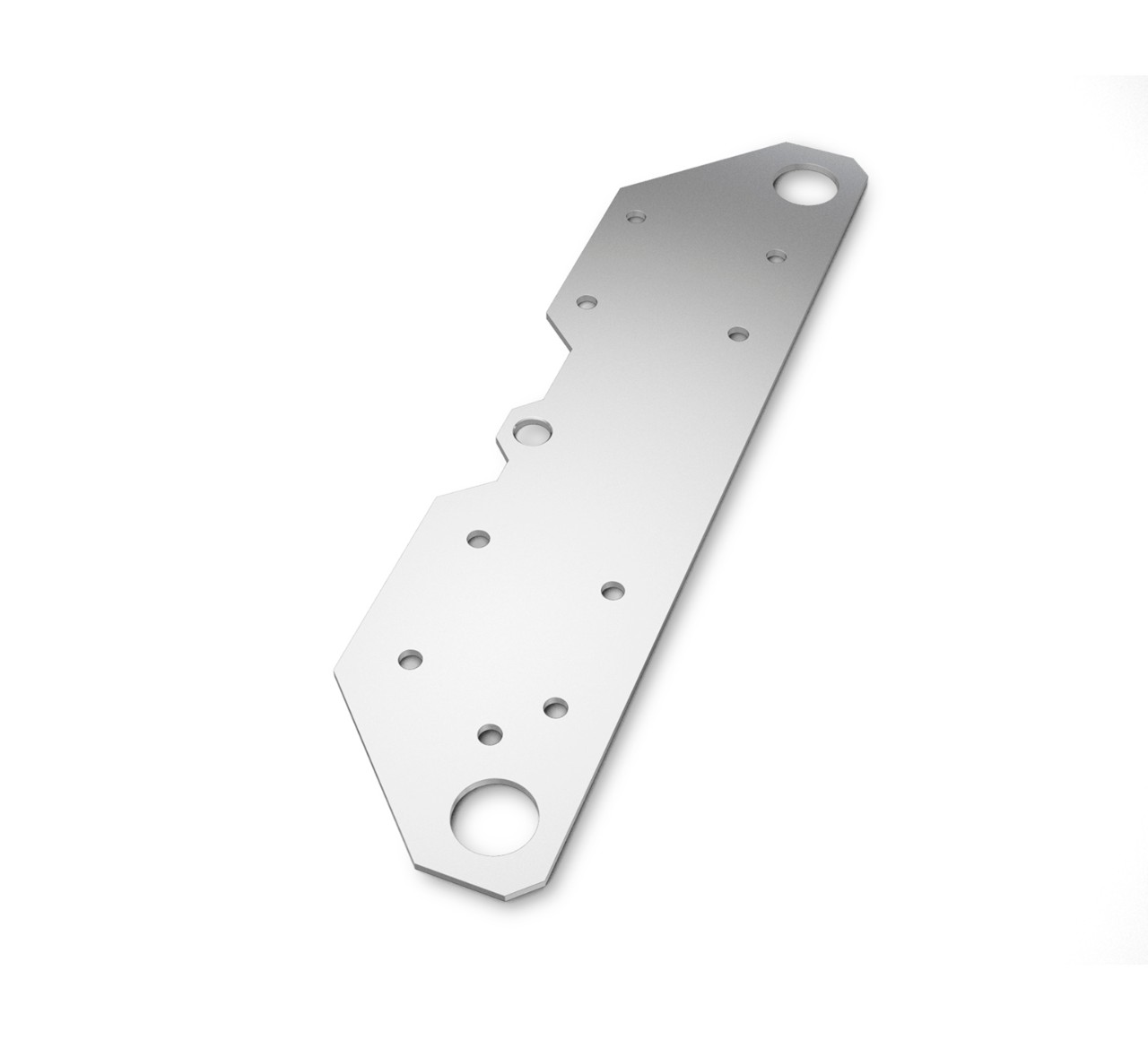 397805 Steel Caster Plate - 20.445 x 5.125 in alt 1