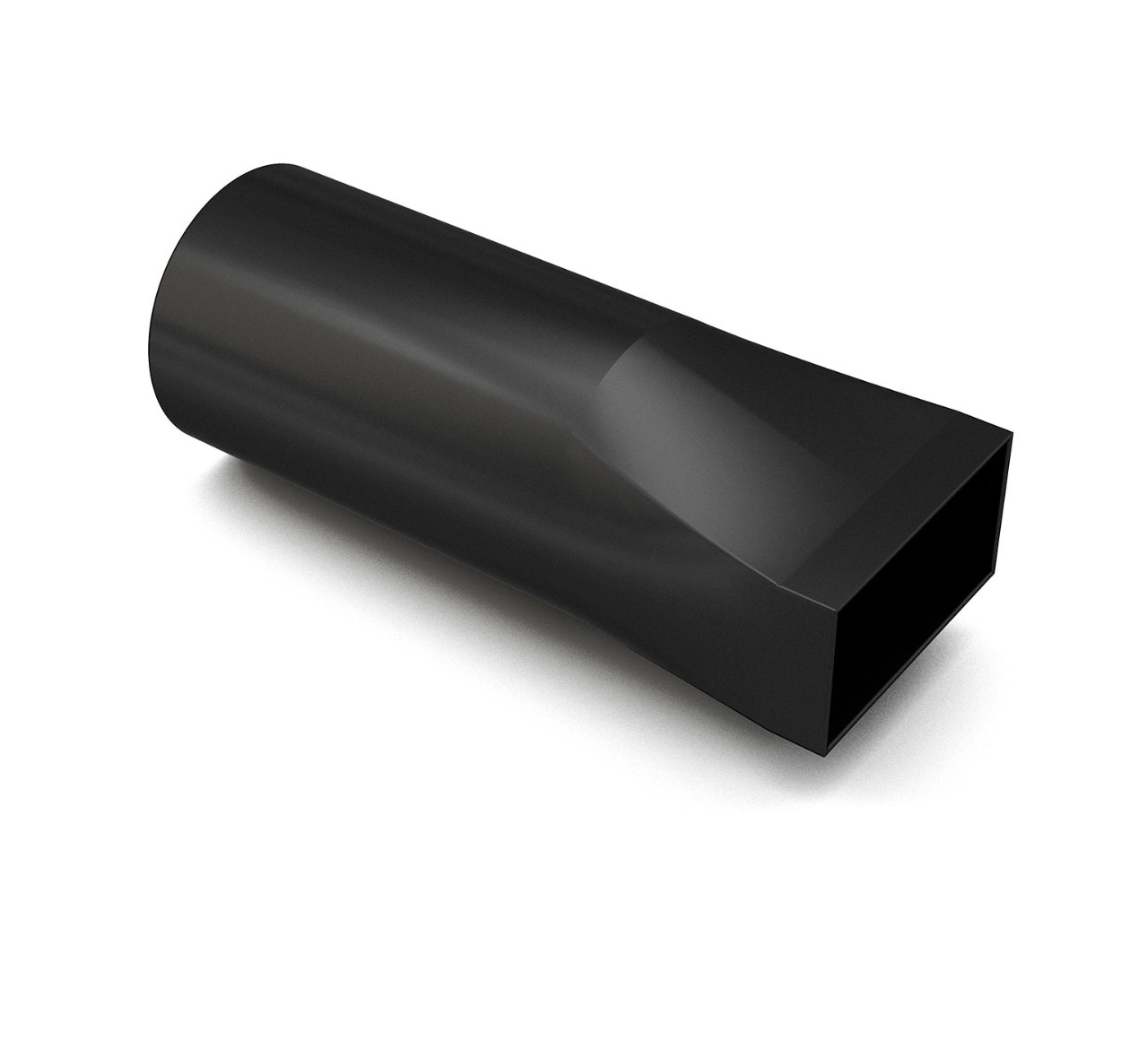 361153 Flexible Neoprene Coated Fiberglass Fabric Vacuum Hose - 4.06 x 10.5 in alt 1