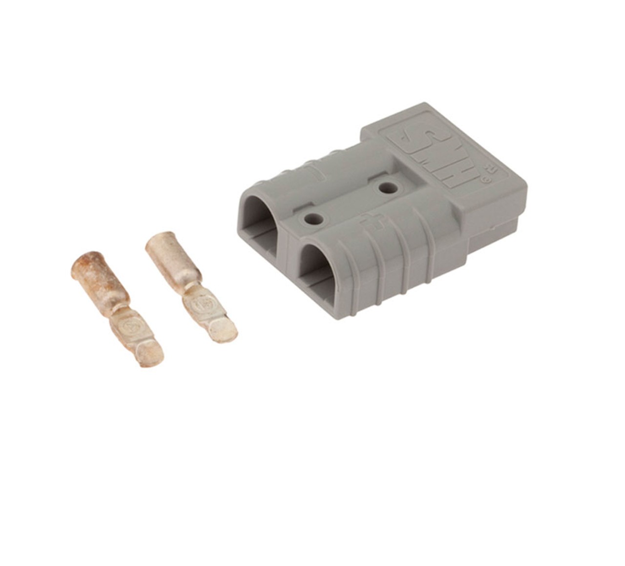 4030594 CONNECTOR, BATTERY, 6GA 50A, GRAY[2CONT] alt 1